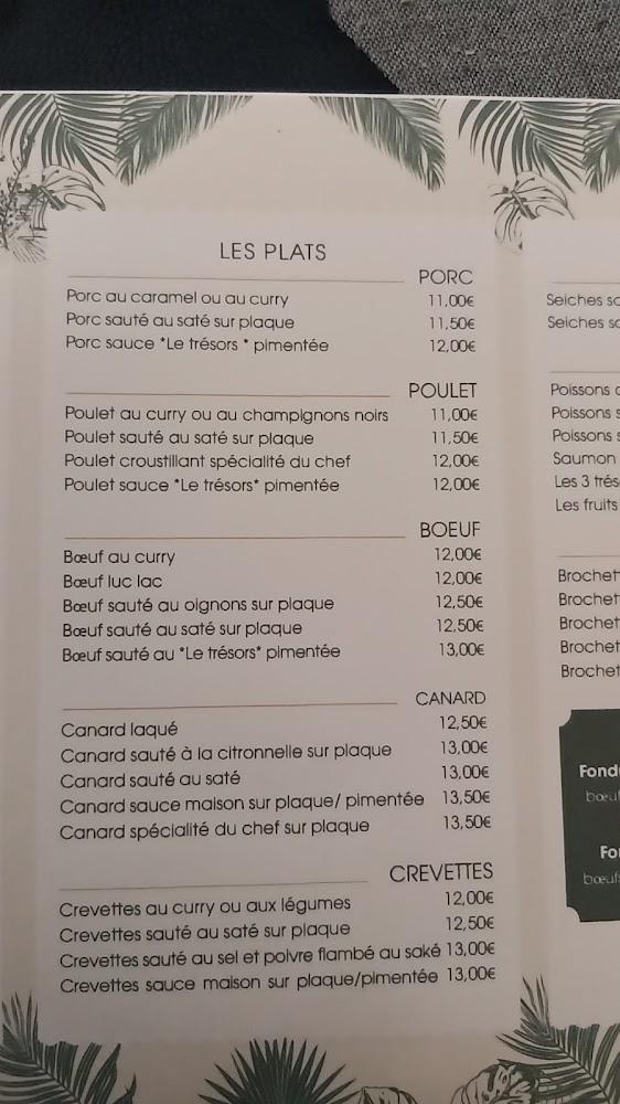 Le trésor du Vietnam - Menu Image 1