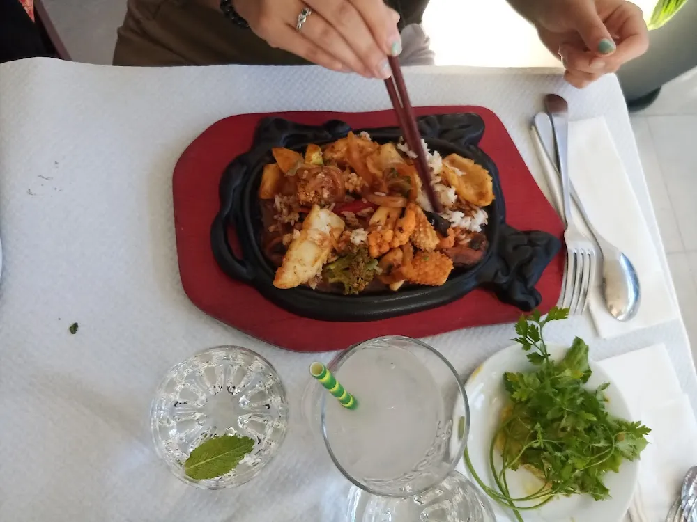 Seiche Saté Sur Plaque